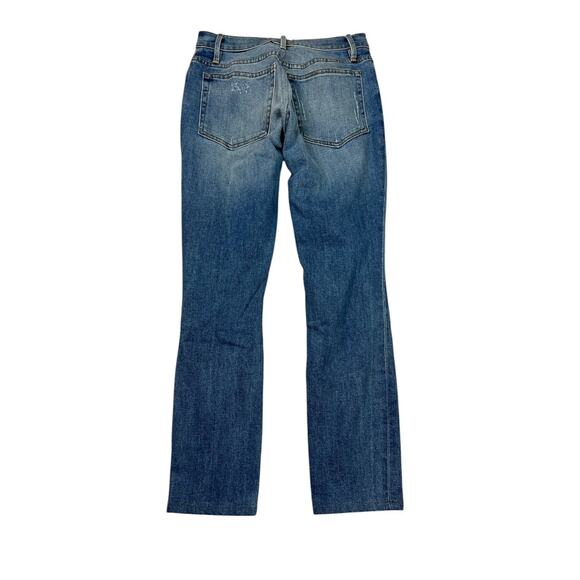 FRAME L'Homme Skinny Distressed Boyfriend Jeans ALTERED Medium Wash Womens 27 - Picture 2 of 6